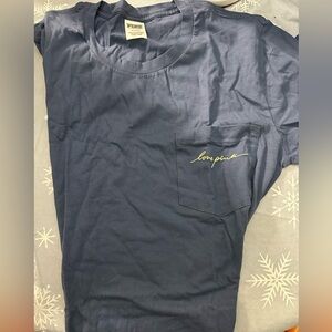 PINK Victoria's Secret Oversized Campus Tee